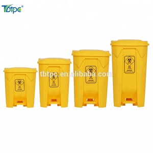 Contenitori a Pedale Gialli da 50L, Contenitori per Rifiuti Biologici Gialli, <span class=keywords><strong>Bidone</strong></span> Ecologico per Rifiuti Medici - Product Image 4