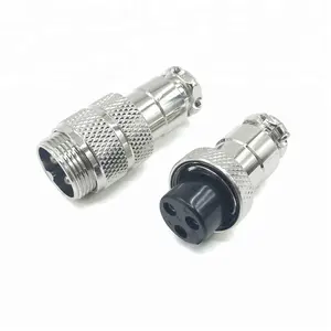 GX16 16 m Havacılık Kablo Konnektör 3 Pin Metal Connector Plug Soket Çoğaltıcı