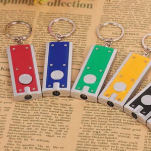 Schlüssel kette mit leichter, benutzerdefinierte günstige led taschenlampe Keychain