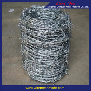 Plástico recubierto tratamiento cerca <span class=keywords><strong>de</strong></span> <span class=keywords><strong>alambre</strong></span> <span class=keywords><strong>de</strong></span> púas - Product Image 1