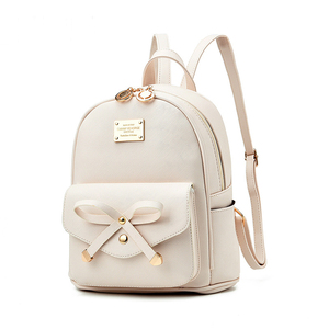 0901 Five Color Wholesale Custom Fashion Outdoor Mini <strong>Small</strong> Zippers Stylish Cute Travel PU <strong>Leather</strong> Black Women <strong>Backpack</strong> - Product Image 6