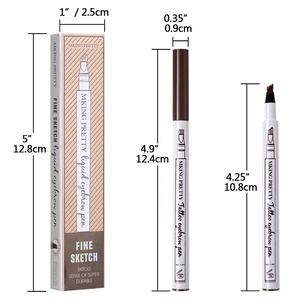 Crayon à sourcils waterproof, coloré, stylo pour sourcils, longue durée, résistant à l'eau - Product Image 2