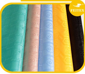 Tissu brocart africain en Polyester teint, Abaya, Bazin, pour mariage, nouvelle collection, prix de gros - Product Image 3