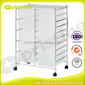 Bán Ebay bán buôn Đài Loan lưu trữ nhà sản xuất đồ nội thất MIT DIY 9 ngăn kéo cán lưu trữ giỏ hàng văn phòng màu hộp nhựa - Product Image 4