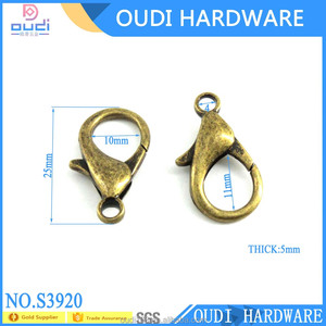 Di alta qualità appeso placcatura colore Vario metallo <span class=keywords><strong>simplex</strong></span> snap hook per borse - Product Image 3