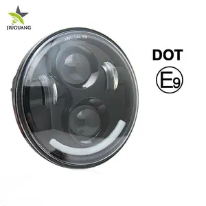 מכירה לוהטת Emark אופנוע אביזרי זווית עיני Drl LED אופנוע אוטומטי תאורה מערכת 5.67 אינץ 5.75 אינץ פנס