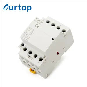 OURTOP Coil garanzia della qualità elettrico contattore AC in cina 4 poli 63A 220V Fuji Sc 4 1 Ac contattore contattore 2 poli 40a 20A