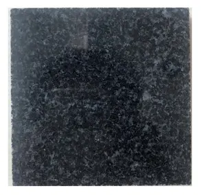 China impala preto granito natural chamado terminou azulejos de perfuração