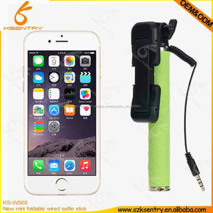 1 unid Mini extensible de mano Fold autorretrato palo soporte <span class=keywords><strong>monopie</strong></span> para el teléfono celular - Product Image 1