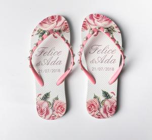 Chanclas unisex de alta calidad para mujer, chanclas unisex, zapatillas de boda coloridas personalizadas, zapatillas de dama de honor de novia blanca de PVC - Product Image 4