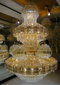 Büyük büyük E14 imparatorluk kristal avize aydınlatma Villa otel ev dekorasyon için - Product Image 2