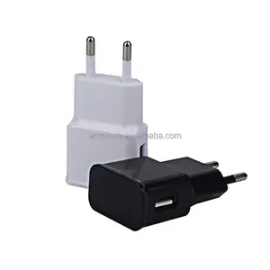 Fabrika fiyat 5V 2A seyahat için uygun ab abd Plug duvar tipi USB şarj cihazı AC adaptörü için Samsung galaxy S5 S4 S6 not 3 için iphone