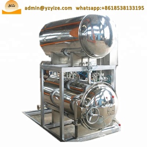 Orizzontale autoclave <span class=keywords><strong>rotary</strong></span> la doccia cibo sterilizzatore pot industriale storta - Product Image 4