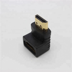 <span class=keywords><strong>Adaptateur</strong></span> <span class=keywords><strong>HDMI</strong></span> mâle vers femelle, plaqué or 24k, <span class=keywords><strong>Angle</strong></span> <span class=keywords><strong>droit</strong></span> de 90 degrés - Product Image 2