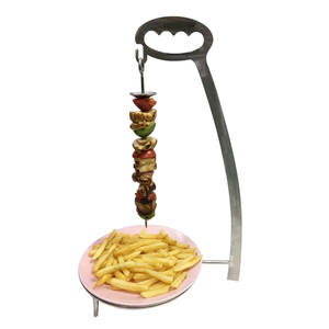 Support à brochettes Yinger pour barbecue, service de <span class=keywords><strong>kebab</strong></span>, support à espetada en fil métallique - Product Image 3