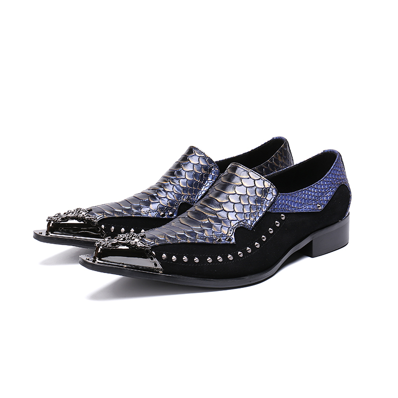 NA174 Italian Snake Pattern Men display picture 1
