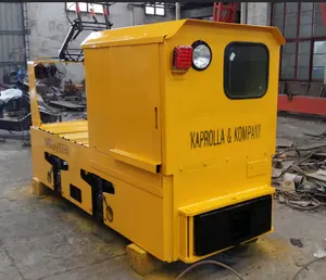 Locomotiva mineraria elettrica del carrello antideflagrante del tunnel 3.5t ad alta riflessione, locomotiva di buona qualità per l'estrazione mineraria