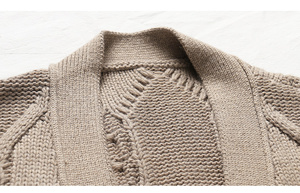 P18B98TR 100 <span class=keywords><strong>Cashmere</strong></span> De Malha Elegante Senhora Cardigan Camisola Longo Casaco Com Bolso