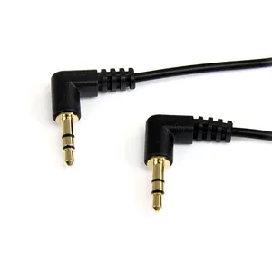 Câble stéréo haut-parleur et téléphone, cordon Aux connexion, 3.5mm, 2 pièces