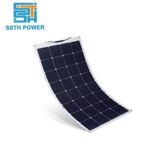 Produk Energi Surya 100W 150W 200W 300 Watt 500 Watt Panel Sel Surya Fleksibel