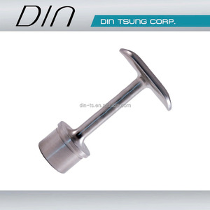 Stainless Steel T-Shape Balustrade Handrail Bracket <b>Wall</b> <b>Mount</b> End Type Rust Resistant Modern Satin/Mirror Finish - Product Image 4