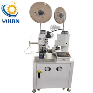 Full Automatic 2 Heads Crimping Machine Automotive Double End Auto Terminal Crimping Machine