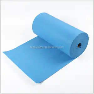 Ramah Lingkungan Warna-warni "Biru" Pad Non Woven Merasa Kain Roll