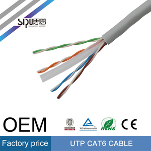 SIPU mejor <span class=keywords><strong>precio</strong></span> de alta velocidad 0.5CCA marca cat6 ethernet utp cat 6 cable de red - Product Image 2
