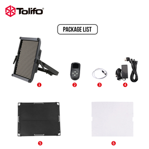 Tolifo V Plaque De <span class=keywords><strong>Montage</strong></span> 1500 PCS SMD LED Batterie Lumière Douce Lumière Vidéo Lumière CRI95 + Film <span class=keywords><strong>Photographie</strong></span> Équipement - Product Image 6