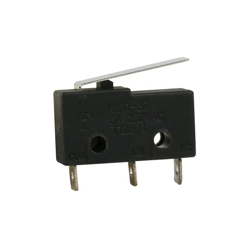 5A 250VAC push button micro switch with wire harness