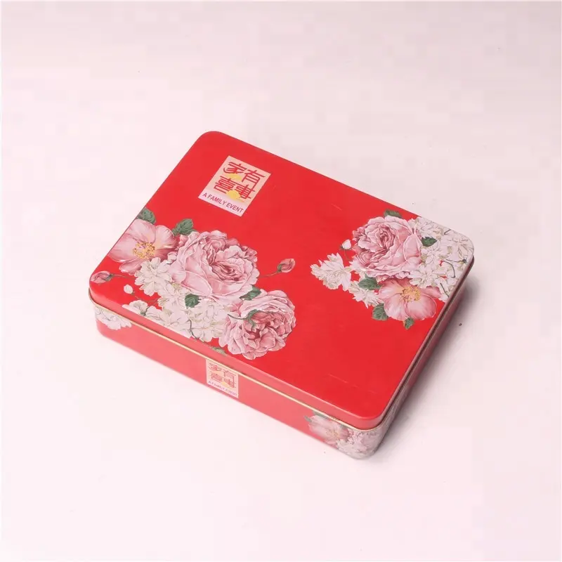 Tin Lid Custom-made Rectangular Decorative Metal Coffee Bean Tin Boxes With Lids Factory Price