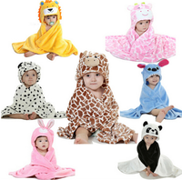 Couverture de tête d'animal pour bébé emmaillotage de nouveau-né literie super douce et confortable pour bébé