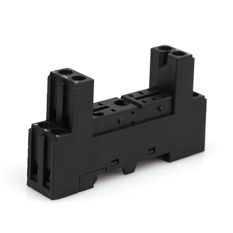 SAIPWELL 14F-2Z-C2 (RX78625) Mini Tipo Facile Da Utilizzare con Zoccolo Relè Zoccolo Relè Elettrico di Plastica A Buon Mercato Nero 7A Relay Socket