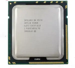 โปรเซสเซอร์ X5570โปรเซสเซอร์ (2.93GHz 8MB 6.4GT/S Quad-Core) CPU เซิร์ฟเวอร์ LGA1366