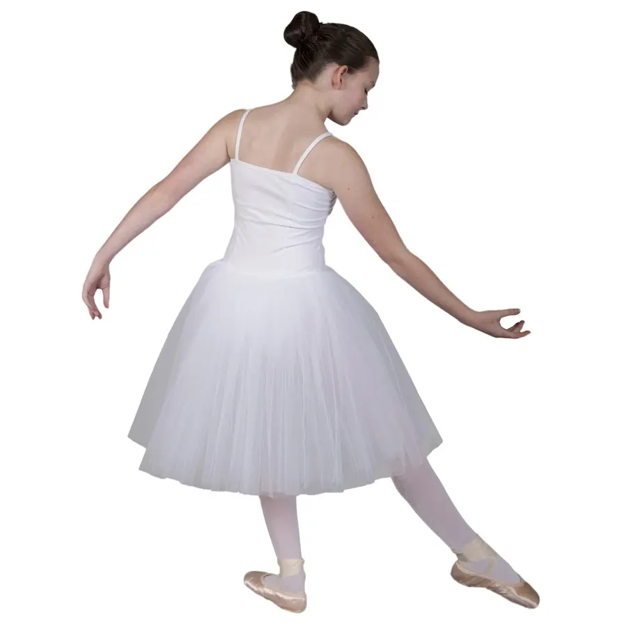 Saia de tutu de balé de cisne branco, fantasia profissional para dança, tutu