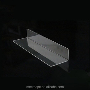 L Shape Clear Shelf Dividers for Supermarket Plastic Shelf Divider