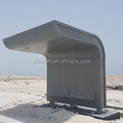 Modular Design Bus Stop Shelter With Waiting Bench