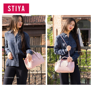 Custom logo no marca hecha a mano verdadero cuero genuino mujeres cuero Tote bolsos - Product Image 5