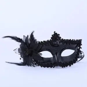 Mascarilla veneciana decorativa para fiestas y invitados, máscara bonita para baile de máscaras, venta al por mayor