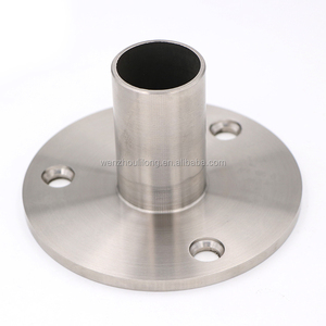 Thép Không Gỉ Wall Mount Vòng Ống Bài Neo Chân Đường Ray Phù Hợp Dài Hàn Cổ Tấm Mù Mặt Bích Cơ Sở - Product Image 2