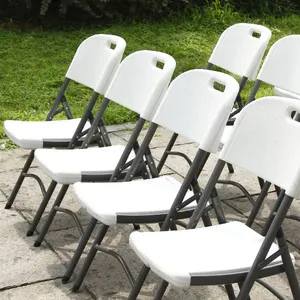 Großhandel Kunststoff Stühle Verwendet Hochzeit Klappstuhl faltbare partei stühle und tische