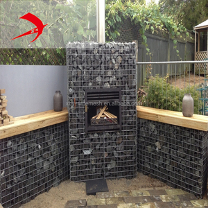 <strong>Gabion</strong> Baskets Galvanized Iron Wire Welded Cutting <strong>PVC</strong> Coated <strong>Gabions</strong> - Product Image 5