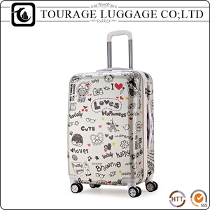 Fermeture éclair Enfant de Bande <span class=keywords><strong>Dessin</strong></span>ée Bagages, Motif personnalisé Impression de <span class=keywords><strong>Dessin</strong></span> Animé Valise - Product Image 1