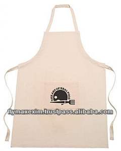 Vente en gros Tablier 100% coton écologique certifié ISO9001 avec logo imprimé personnalisé Sacs à provisions en toile de haute qualité pour offrir des cadeaux - Product Image 2