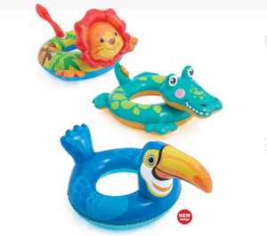 <span class=keywords><strong>INTEX</strong></span> 58221 anneaux de bain en forme d'animal flotteur de <span class=keywords><strong>piscine</strong></span> gonflable pour enfants 3 modèles assortis - Product Image 1