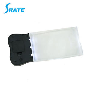 2X occhiali Led lente d'ingrandimento grande rettangolare portatile lettura lente d'ingrandimento, 2.3 "X 4" lente d'ingrandimento senza montatura con la luce - Product Image 6