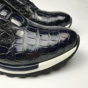 Custom Alligator Sports <span class=keywords><strong>zapatos</strong></span> casuales de los hombres cocodrilo de cuero genuino caminar Zapatillas <span class=keywords><strong>zapatos</strong></span> de los hombres de alta calidad <span class=keywords><strong>zapatos</strong></span> casuales para los hombres - Product Image 4