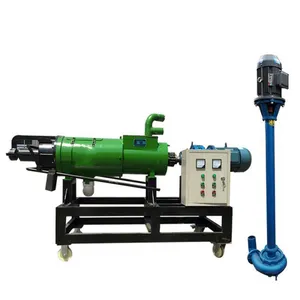 Agricultural machinery used in farms livestock cow dung dewatering machine/ chicken manure solid liquid separator drying machine