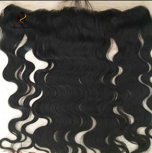 Frontal13x4ลูกไม้สำหรับผู้หญิงผิวดำที่ปิดหูไม่พันกันไม่มีสารเคมี - Product Image 5