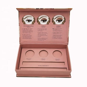 America Cosmetic Eyeshadow Palette Packaging Hardcover Magnetic Flap Closure <strong>Picture</strong> Frame Gift Paper Shadow <strong>Box</strong> - Product Image 6